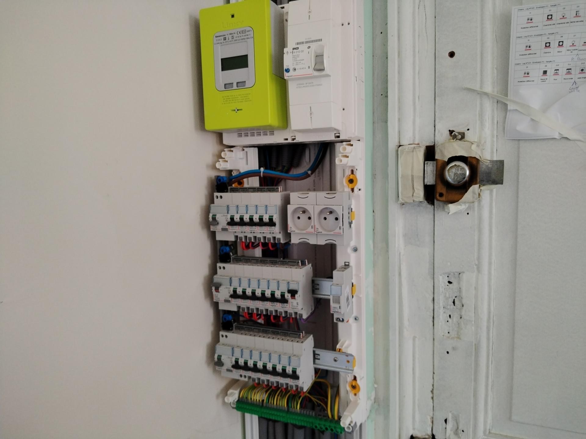 Rénovation électrique complète d'un appartement haussmannien