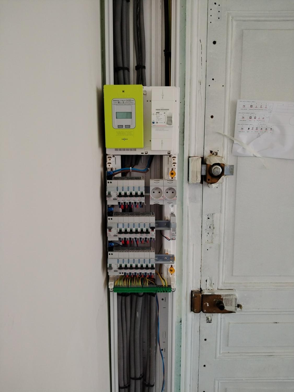 Rénovation électrique complète d'un appartement haussmannien