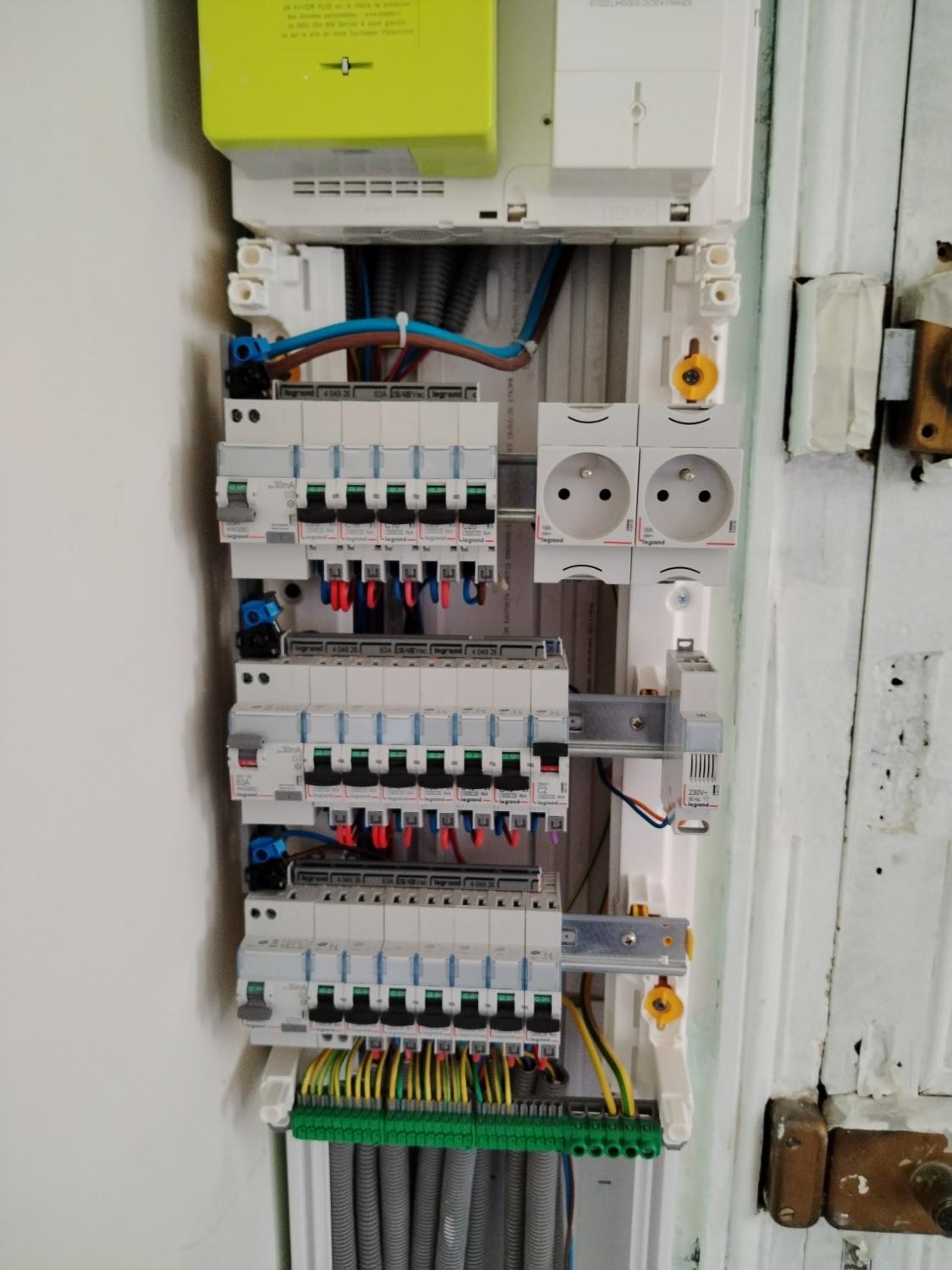 Rénovation électrique complète d'un appartement haussmannien
