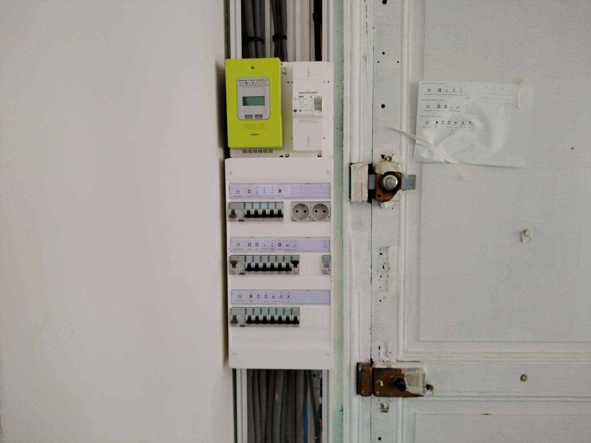 Rénovation électrique complète d'un appartement haussmannien