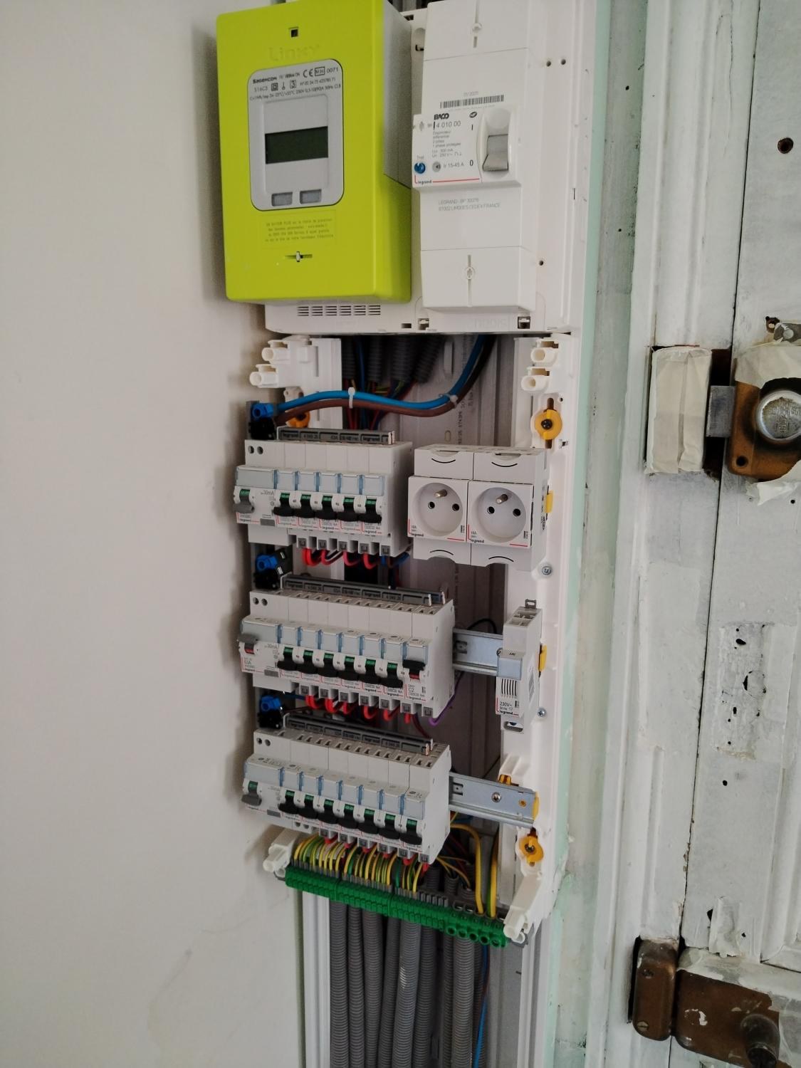 Rénovation électrique complète d'un appartement haussmannien